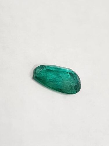 Single Damaged 1.97ct Pear Shaped Natural Green Emerald $15,000 replacement value