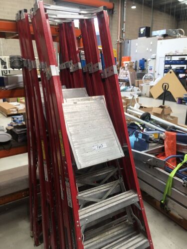 Redback 1.2m Aluminium and Fibreglass Stock Picking Step Ladder