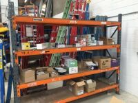 Bay Heavy Duty Steel Framed Adjustable 4 Tiered Pallet Rack
