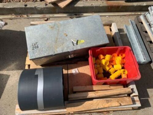 Steel Framed Tool Box, Quantity Star Pickets and Components