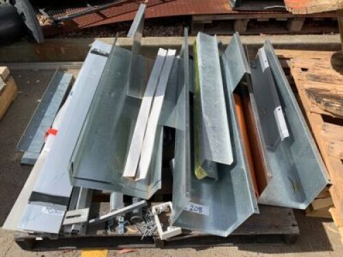 Quantity Steel Tray, Posts Etc