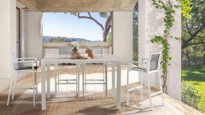 Monarch White Outdoor Bar Table 76866 (table only) - 6