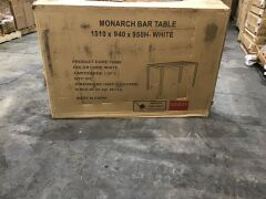Monarch White Outdoor Bar Table 76866 (table only) - 7