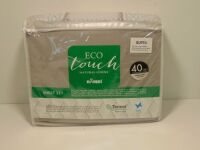 Queen with 40cm Wall Eco Touch Tencel Sheet Set by My Bambi - Silver