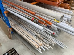 Large Quantity Assorted PVC Tube and Pipe - 2