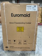 Euromaid 540mm Front Control Gas Freestanding Cooker with Grill - White - 3