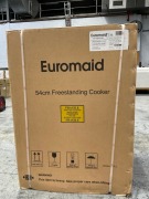 Euromaid 540mm Front Control Gas Freestanding Cooker with Grill - White - 5