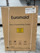 Euromaid 540mm Front Control Gas Freestanding Cooker with Grill - White - 4