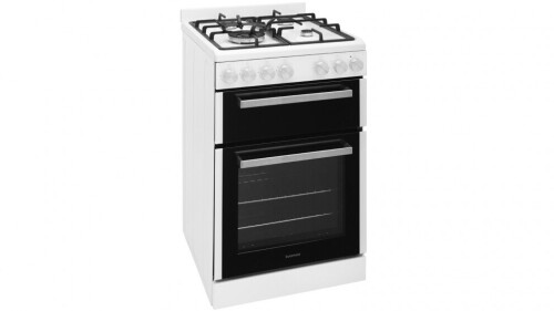 Euromaid 540mm Front Control Gas Freestanding Cooker with Grill - White