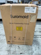 Euromaid 540mm Front Control Gas Freestanding Cooker with Grill - White - 5