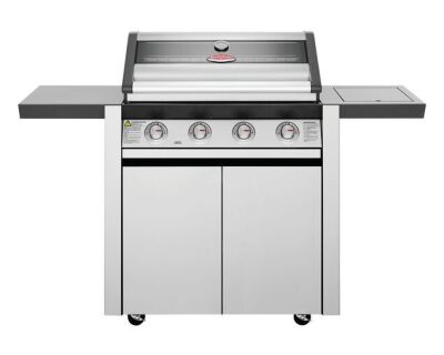 BeefEater 1600 4-Burner BBQ + Side Burner - Stainless Steel BMG1641SA