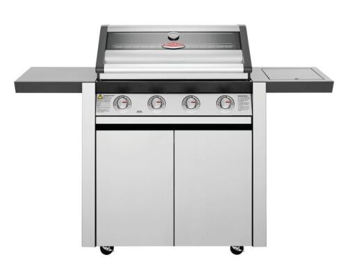 BeefEater 1600 4-Burner BBQ + Side Burner - Stainless Steel BMG1641SA