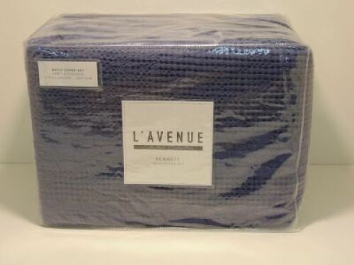 Super King L&aacute;venue lifestyle collection Bennett Navy Quilt Cover Set