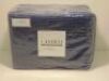 Super King L&aacute;venue lifestyle collection Bennett Navy Quilt Cover Set