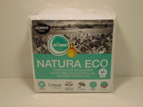 Queen Size Natura Eco Tencel Clima Mattress Protector by My Bambi