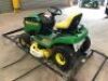 John Deere Ride on Mower, Model: D110 - 10