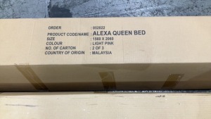 Alexa Queen Bed, Light Pink - 1560 x 2060 - 4