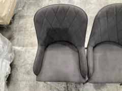 4 x Set of Grey Dining Chairs - 14