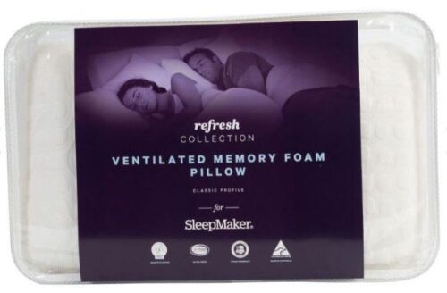 SleepMaker Refresh Memory Foam Pillow - Classic Profile