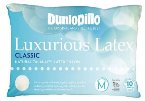 Dunlopillo Luxurious Latex Medium Profile Classic Pillow