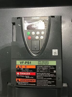 Toshiba 500KW PS1 Series 3 Phase Inverter VFPS1-4500KPC-WN - Insurance payout value $24,328.37