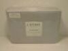 Split King L'Avenue 300 Thread Count Silver Sheet Set