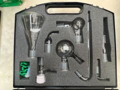 Copley Scientific Glass Twin Impinger Kit in case