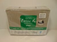 Mega Queen with 50cm Wall Eco Touch Tencel Sheet Set by My Bambi - Linen
