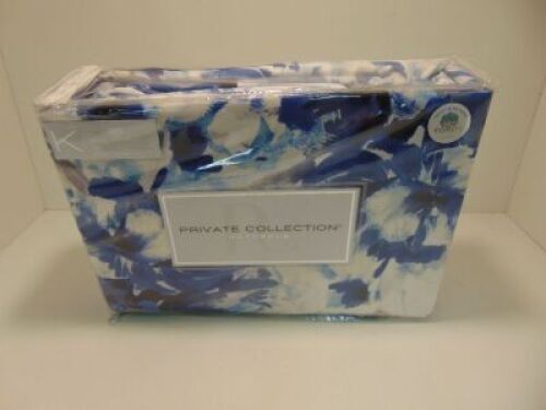 King Bed Quilt Cover Set Private Collection Naturals - Lottie Indigo
