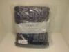Bianca CODY Sherpa Throw Rug - Indigo 127x152cm