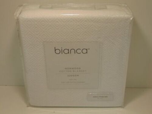 Single/Double Bed 190 x 230 cm Bianca Norwood Cotton Collection 320GSM Soft feel Cotton Blanket