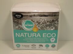 King Fitted My Bambi Natura Eco Temperature Regulating plant fibre and natural oil mattress Protector