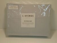 L'Avenue Everyday Luxury 300 Thread Count Silver King Single Bed Sheet Set