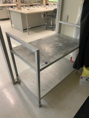 Quantity of 2 Stainless Steel Benches