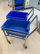 Partial refund 2 x Stainless Steel Tub Trolleys - 2