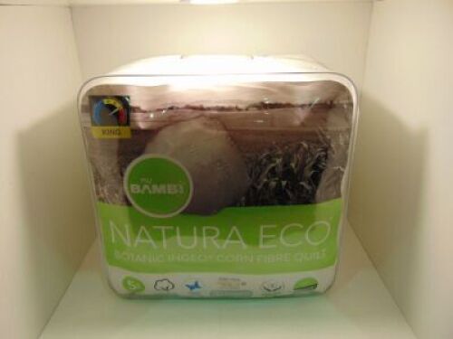 King Size My Bambi Natura Eco Quilt - All Seasons 430GSM - Botanic Ingeo corn fibre quilt