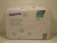 Protect-a-bed Supreme tencel jacquard mattress protector - King 183 x 204cm