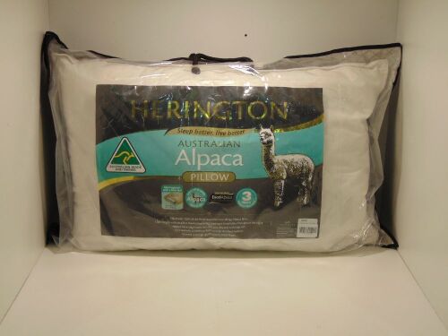 Herington Australian Alpaca Pillow - 100% Australian Alpaca and foam core inner