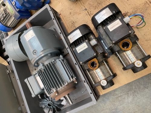 Quantity of 2 x Grundfos Pump Motors