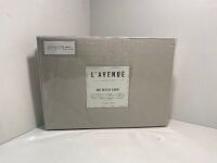 L'Avenue Everyday Luxury 300 Thread Count LSGT Fitted Sheet Stone