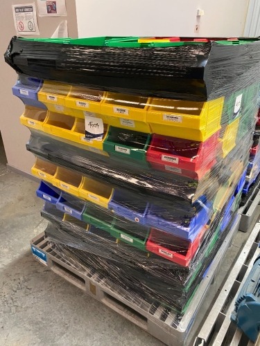 Quantity of 160 Dexion Small Parts Bins