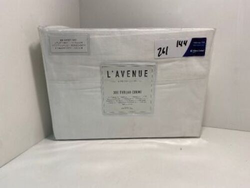 KSB Fitted Sheet Silver L'Avenue Everyday Luxury 300 Thread Count