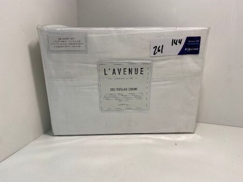 KSB Fitted Sheet Stone L'Avenue Everyday Luxury 300 Thread Count