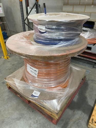 Timber Spool with Length of 3 Phase Wire