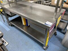 Stainless Steel Preparation Bench - 2