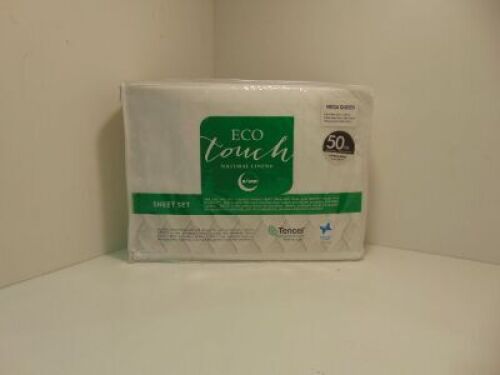 Mega Queen White Set Eco Touch Tencel Linen