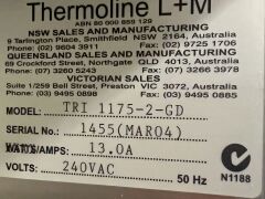 Thermoline TRI 1175 2 GD Refrigerated Incubator - 2