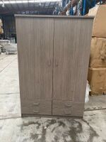 EuroForm 1200mm 4 Drawer 2 Door Wardrobe