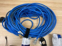 30 Metre Heavy Duty Extension Lead and Bundle of Cables - 4