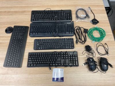 Bundle of Computer Accessories and Cables